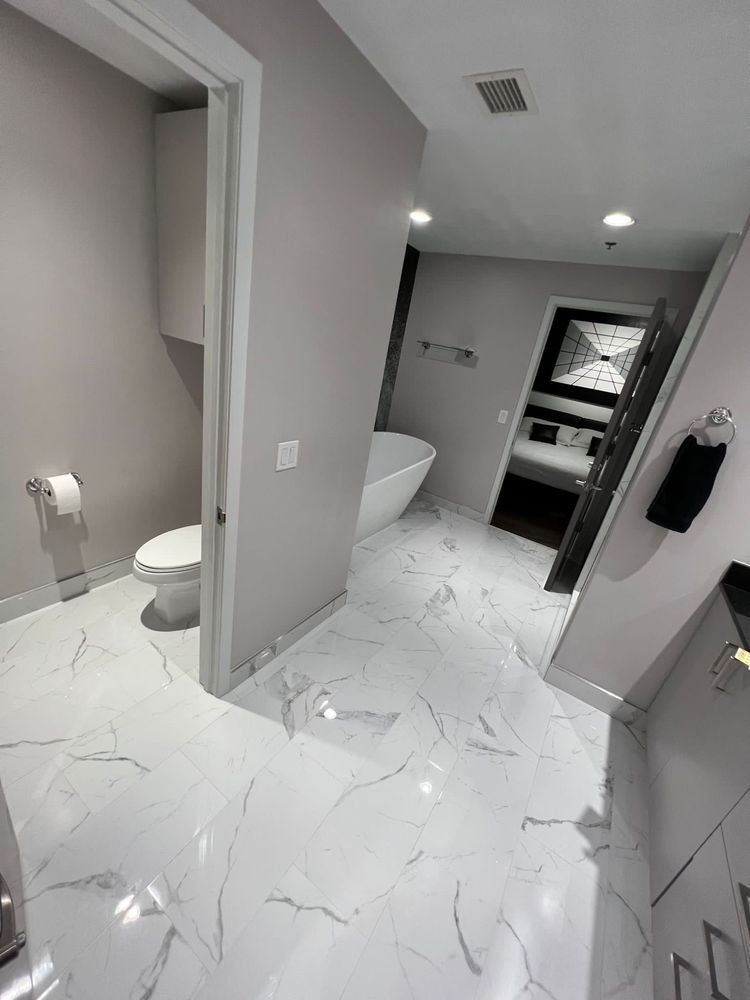 Recent bathroom renovation